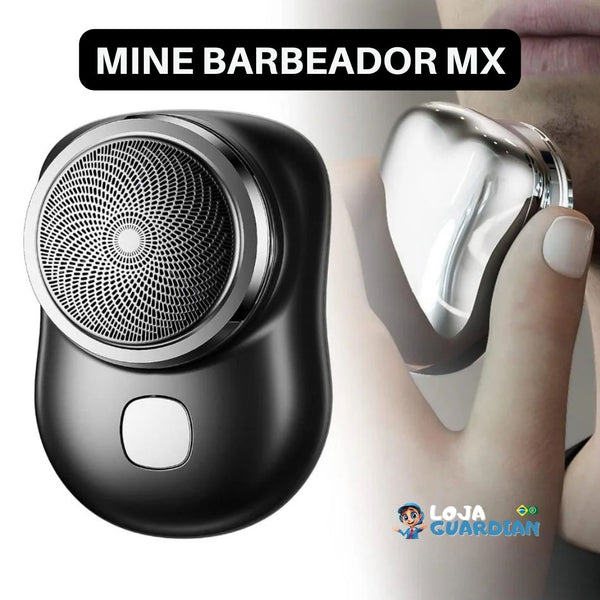 Mini Barbeador Portátil à Prova D'água MX - Dupla Finalidade Tipo C De Carga Rápida Aparador De Barba De Bolso