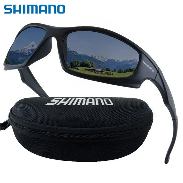 Óculos de Sol Masculinos Shimano Polarizados Clássicos 2024 - UV400
