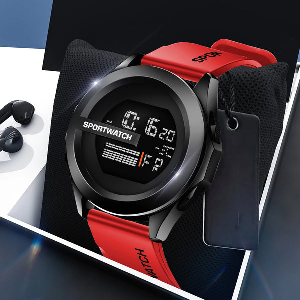 Relógio Esportivo Multifunções Masculino - LED Digital Impermeável (Lançamento 2024)